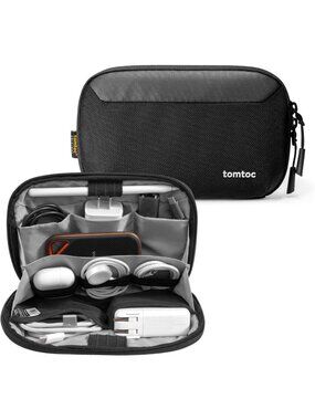 Portable Waterproof Travel Cable Organizer Pouch for Chargers, Cords